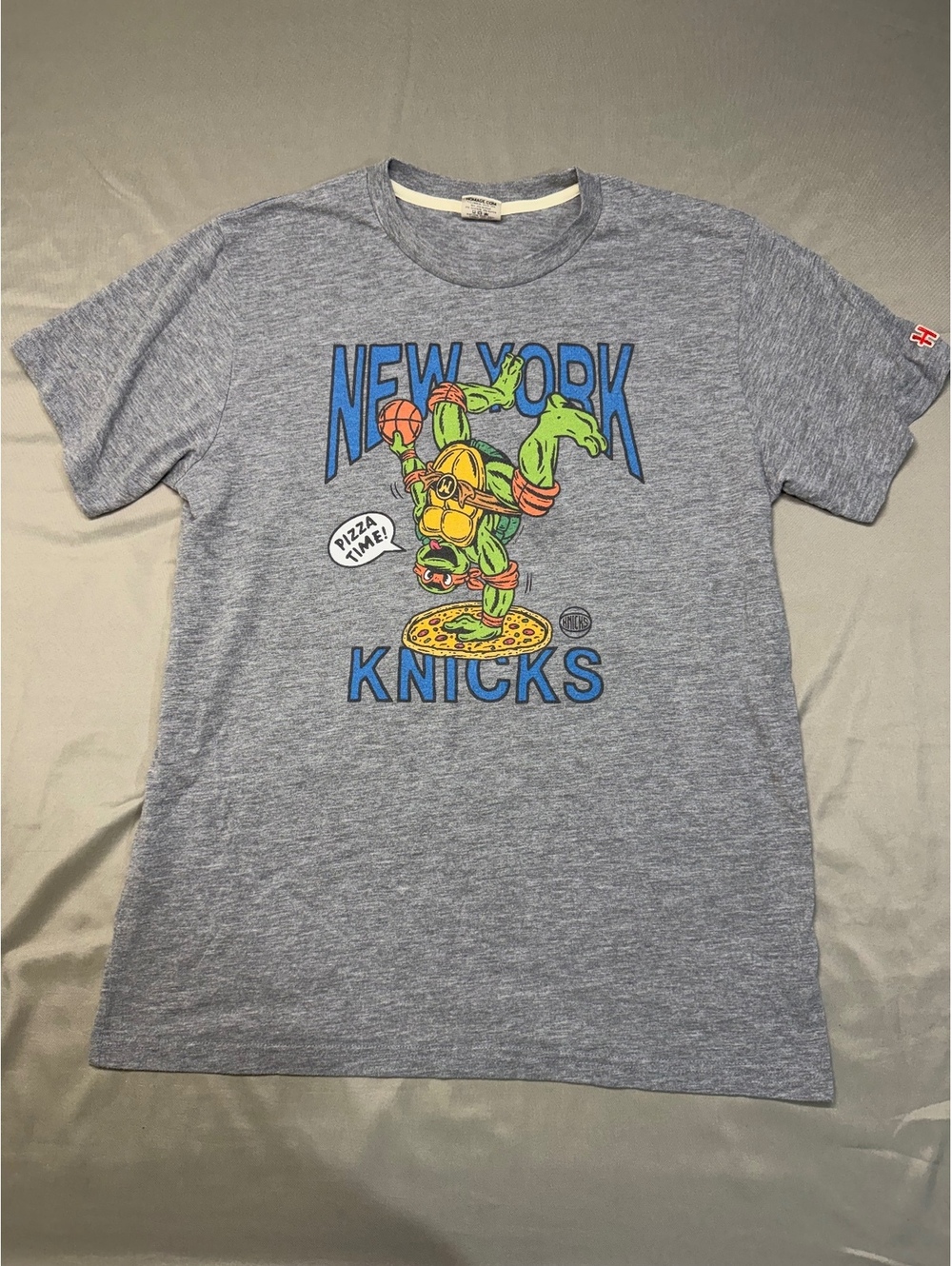 Homage New York Knicks Graphic T-Shirt Gray